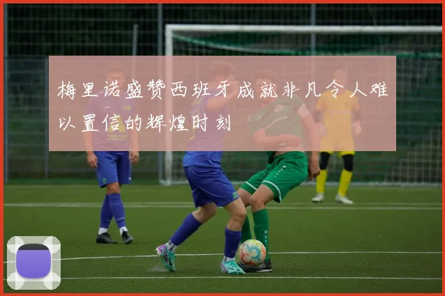 梅里诺盛赞西班牙成就非凡令人难以置信的辉煌时刻