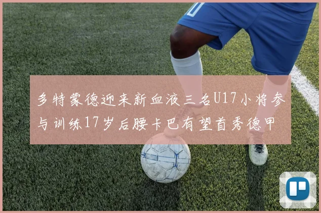 多特蒙德迎来新血液三名U17小将参与训练17岁后腰卡巴有望首秀德甲